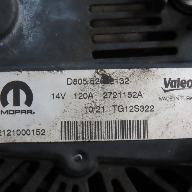 Alternateur occasion PEUGEOT BIPPER Phase 1 03-2008->... 1.3 HDI 75ch 1688198880 7