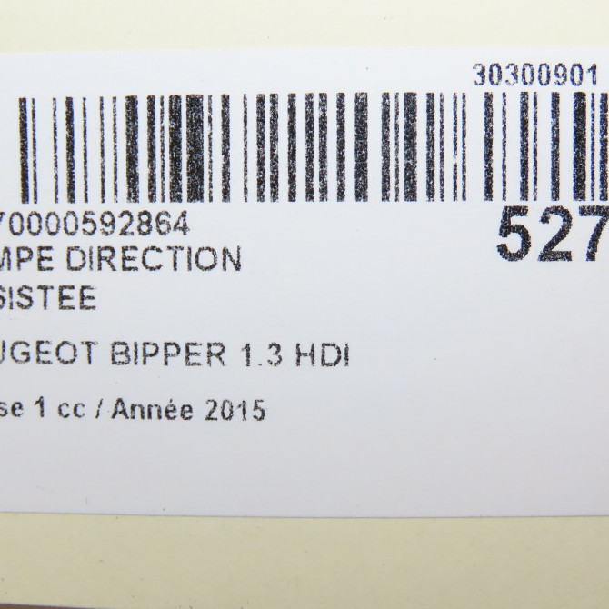 Pompe direction assistee occasion PEUGEOT BIPPER Phase 1 03-2008->... 1.3 HDI 75ch 1658866880 7