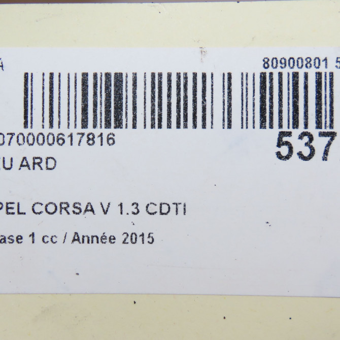 Feu arrière droit occasion  39090649 6