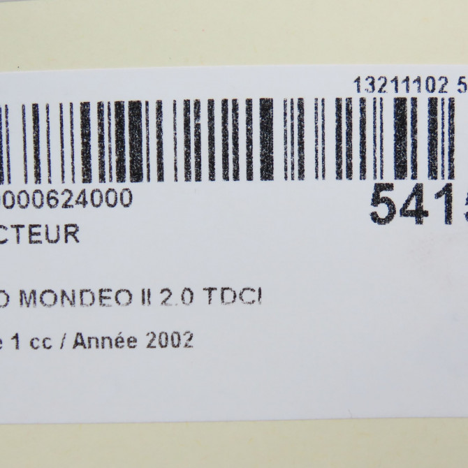 Injecteur occasion FORD MONDEO II Phase 1 09-2000->06-2007 2.0 TDCI 130ch 1152989 5