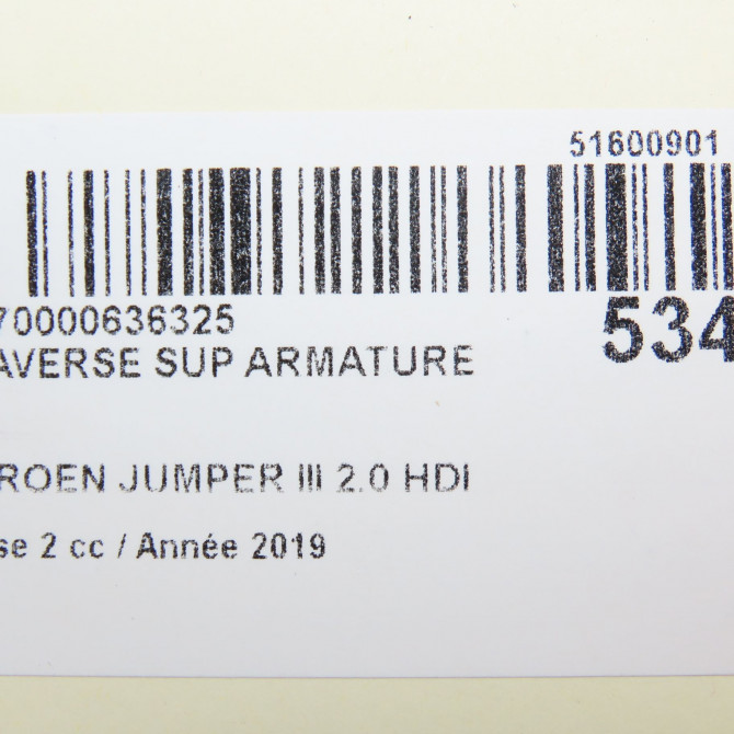 Traverse supérieure armature avant occasion CITROEN JUMPER III Phase 2 06-2014->... 2.0 HDI 130ch 1698134780 4