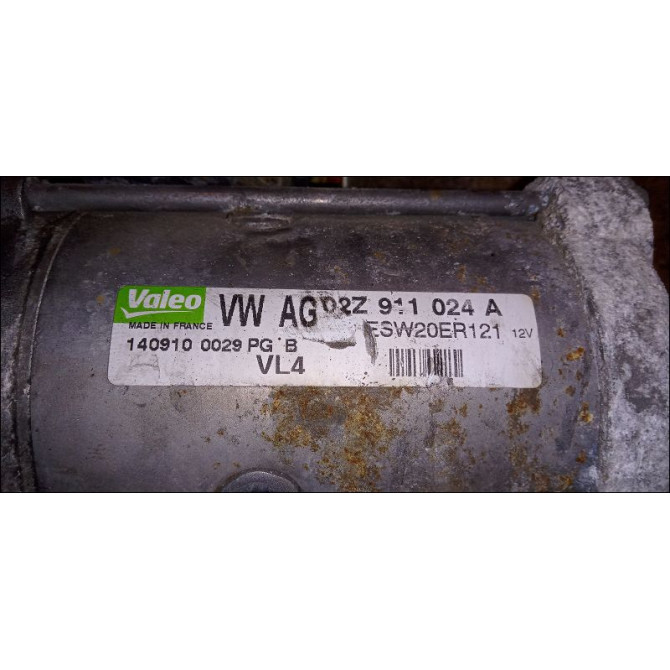 Démarreur occasion VOLKSWAGEN GOLF VI Phase 1 10-2008->04-2013 1.6 TDI 105ch 2Z911024H 3