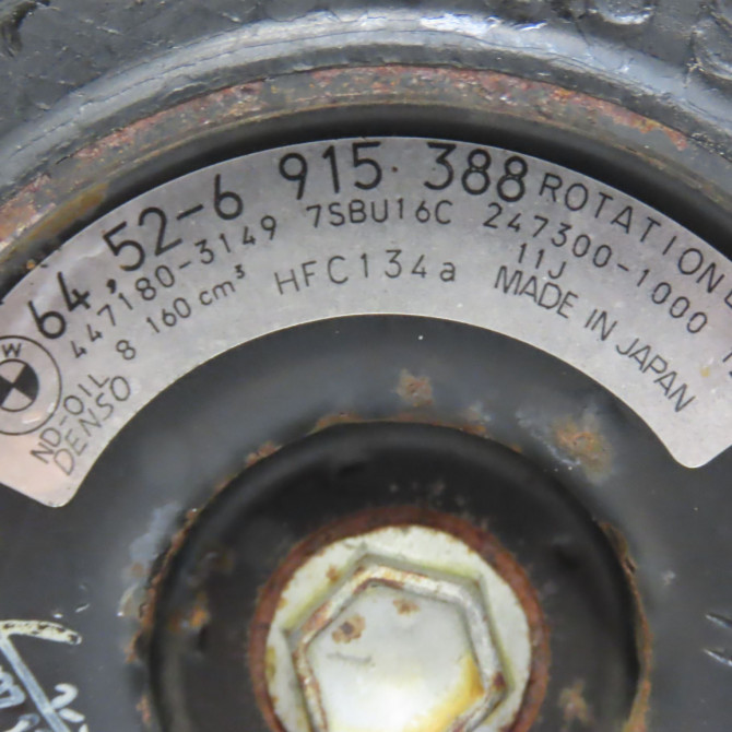 Compresseur air conditionne occasion B.M.W. X3 I Phase 2 08-2006->08-2010 3.0 D 218ch 64526915388 5