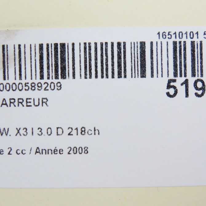 Démarreur occasion B.M.W. X3 I Phase 2 08-2006->08-2010 3.0 D 218ch 12417798035 7