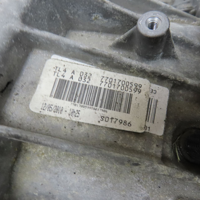 Boîte à vitesse mecanique occasion RENAULT MEGANE III Phase 1 11-2008->01-2012 1.4 TCE 16v 130ch 7701700599 5