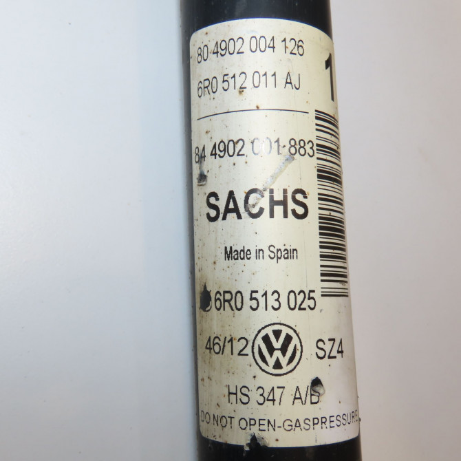 Amortisseur arrière droit occasion VOLKSWAGEN POLO V POLO V Phase 1 2009-09-01->2014-05-31 1.6 TDI 90ch 6R0513025 4