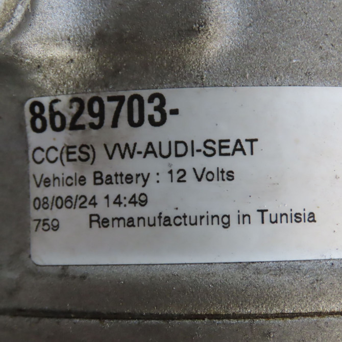 Compresseur air conditionne occasion VOLKSWAGEN POLO V Phase 2 02-2014->... 1.2i 90ch 5Q0820803K 6