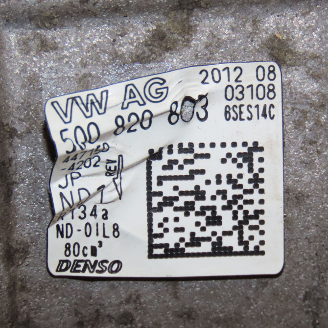 Compresseur air conditionne occasion  5Q0820803K 6