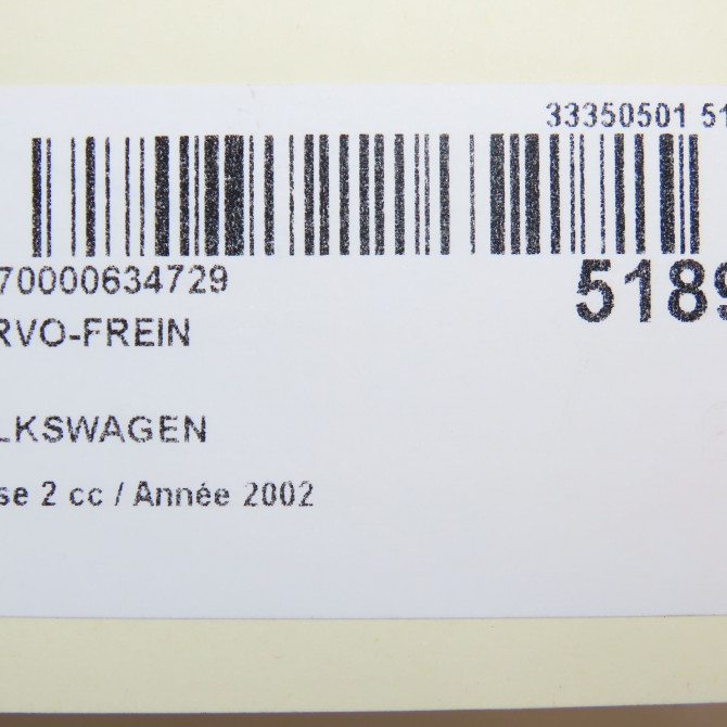 Servo-frein occasion  7D0612105B 6