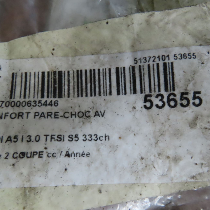 Renfort pare-choc avant occasion  8K0807113F 4