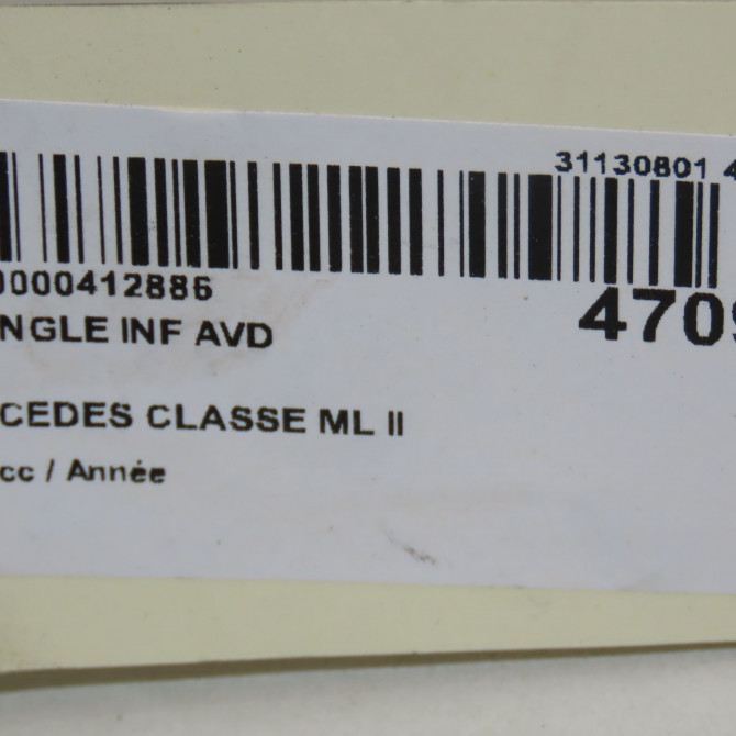 Triangle inf avd occasion MERCEDES CLASSE ML II phase 1 03-2005->09-2008 1643303807 6