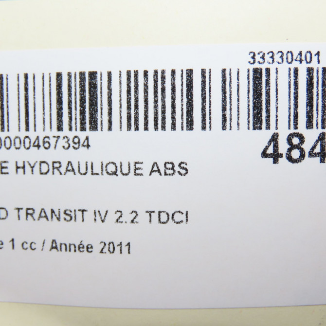 Unité hydraulique ABS occasion FORD TRANSIT IV Phase 1 09-2006->... 2.2 TDCI 110ch 6
