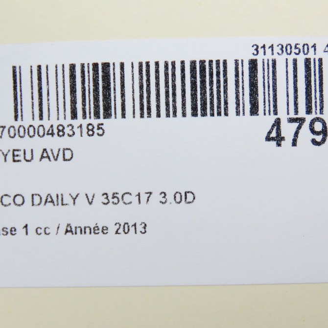 Moyeu avd occasion  5801341526 6