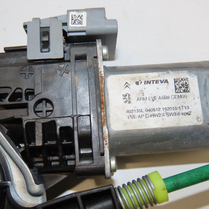 Mecanisme+moteur leve-glace avg occasion CITROEN C3 PICASSO Phase 1 02-2009->08-2012 1.6 HDi 90ch 9802601480 4