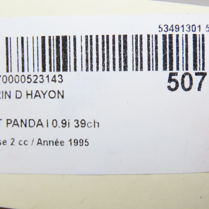 Verin droit hayon occasion FIAT PANDA I Phase 2 03-1986->09-2003 0.9i 39ch 7550172 3