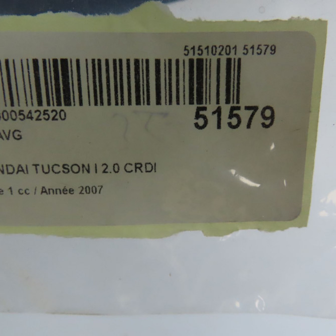 Aile avant gauche occasion HYUNDAI TUCSON I Phase 1 09-2004->10-2010 2.0 CRDI 140ch 2WD 663112E130 8