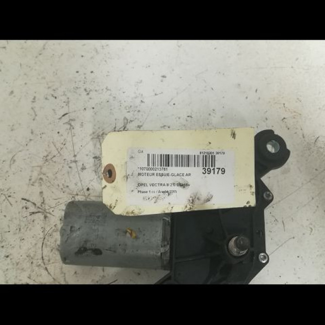 Moteur essuie-glace arrière occasion OPEL VECTRA III Phase 1 06-2002->10-2005 2.0 DTI 16v 9185821 3