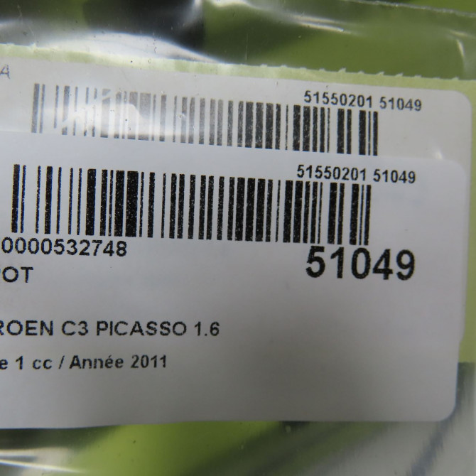 Capot occasion CITROEN C3 PICASSO Phase 1 02-2009->08-2012 1.6 HDi 90ch 7901Q7 8