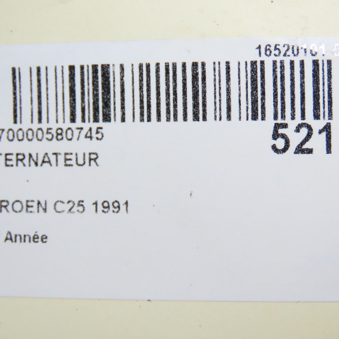 Alternateur occasion CITROEN C25 8