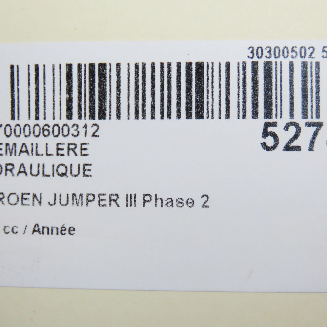 Cremaillere hydraulique occasion CITROEN JUMPER III Phase 2 06-2014->... 1607744580 7