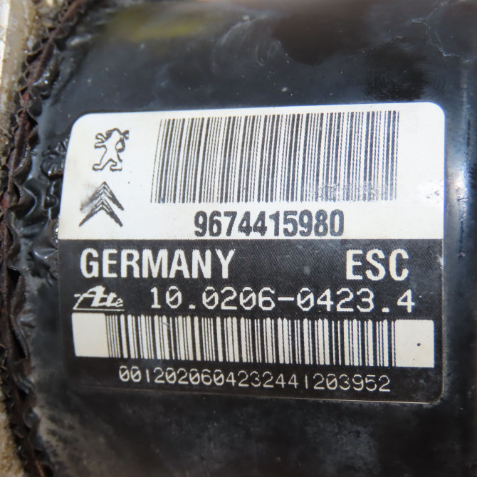 Unité hydraulique ABS occasion CITROEN DS3 Phase 1 11-2009->03-2014 1.4 VTi 16v 95ch 4541TS 4