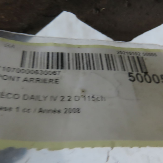 Pont arriere occasion IVECO DAILY IV phase 1 04-2006->04-2009 2.2 D 115ch 7188836 6