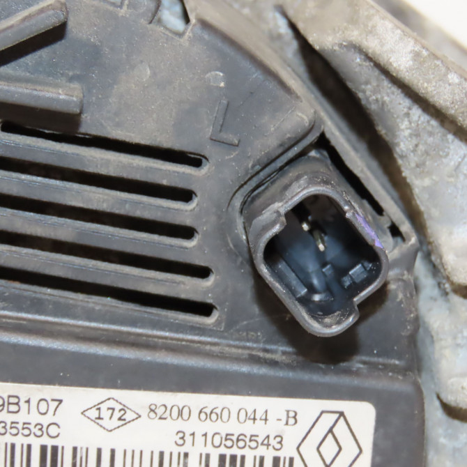 Alternateur occasion DACIA SANDERO I Phase 1 06-2008->10-2012 1.2 16v 75ch 231001107R 6