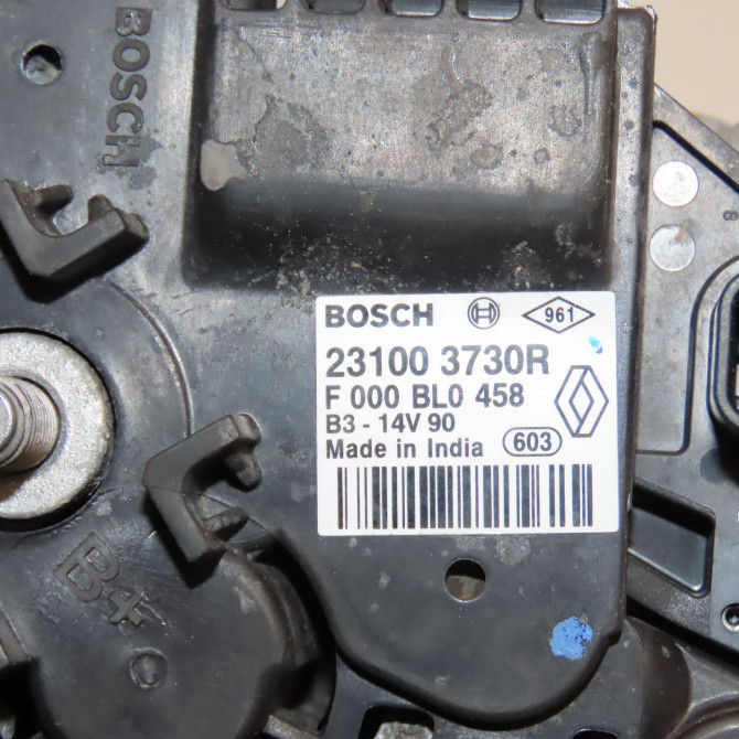 Alternateur occasion RENAULT CLIO IV Phase 1 07-2012->... 1.2i 16v 75ch 231001107R 6