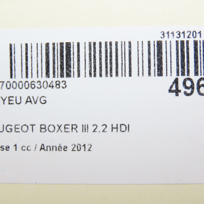 Moyeu avg occasion PEUGEOT BOXER III Phase 1 06-2006->... 2.2 HDI 120ch 6