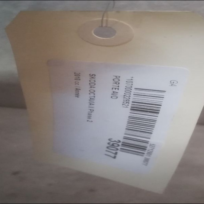 Porte avant droite occasion SKODA OCTAVIA II Phase 2 10-2008->01-2013 1Z0831056 3