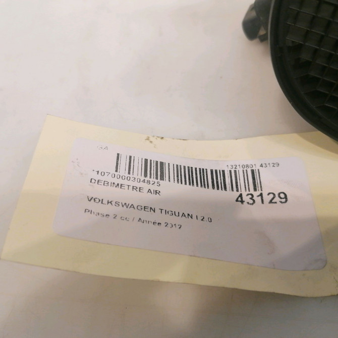 Debimetre air occasion VOLKSWAGEN TIGUAN I TIGUAN I Phase 2 2011-04-01->2016-12-31 2.0 TDI 110ch 3L906461A 5