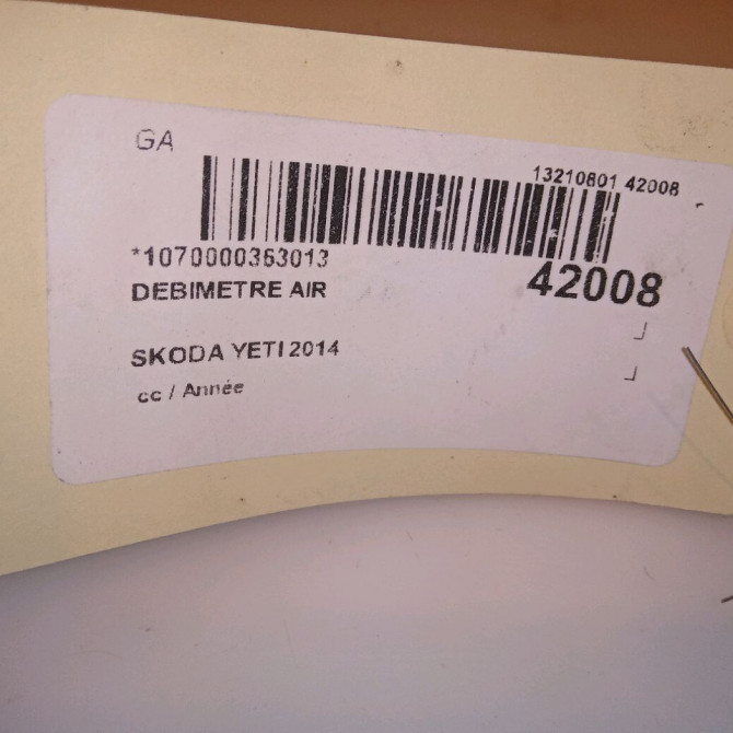 Debimetre air occasion SKODA YETI 3L906461A 6