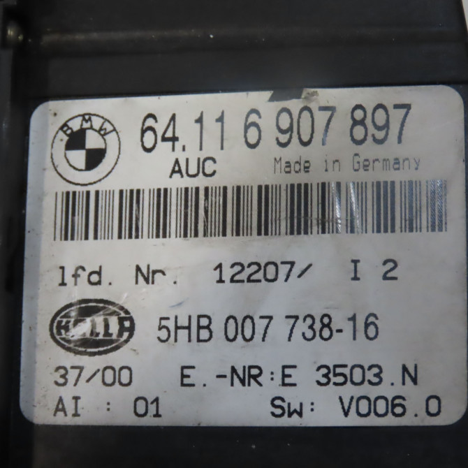 Commande de chauffage occasion B.M.W. SERIE 3 IV Phase 1 04-1995->04-1999 330D 183ch 64116956319 4