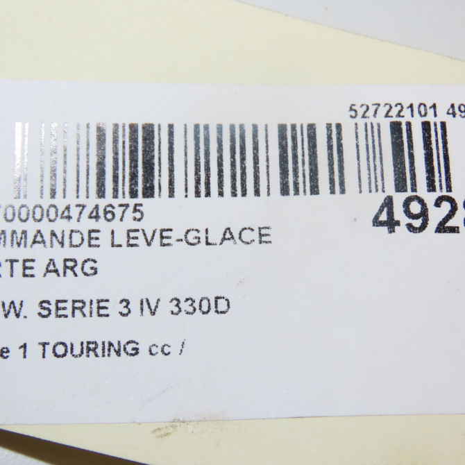 Commande leve-glace porte arrière gauche occasion B.M.W. SERIE 3 IV Phase 1 04-1995->04-1999 330D 183ch 61316902174 6