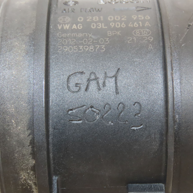 Debimetre air occasion AUDI A4 III Phase 2 AVANT 10-2011->03-2016 3L906461A 6