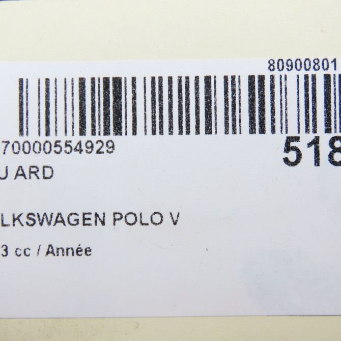 Feu arrière droit occasion VOLKSWAGEN POLO V Phase 2 02-2014->... 6R0945096AH 5