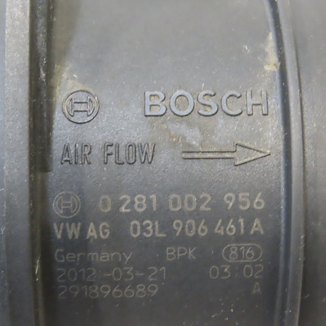 Debimetre air occasion VOLKSWAGEN TOURAN II Phase 1 09-2010->12-2015 3L906461A 4