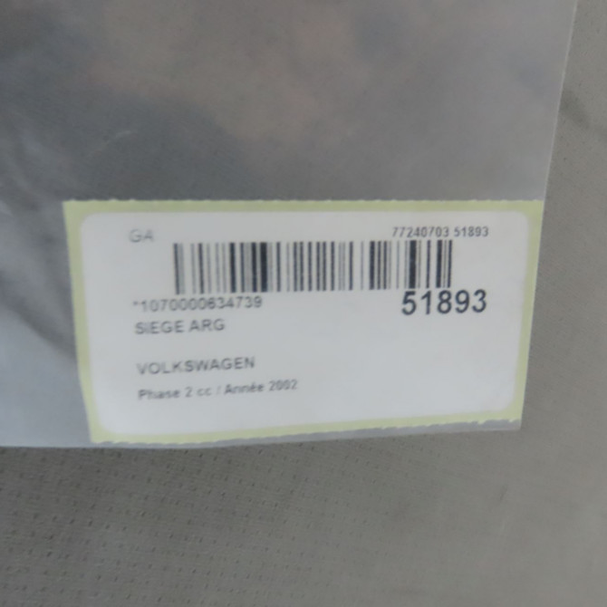 Siège arrière gauche occasion 5