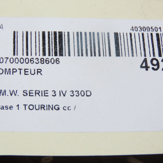 Compteur occasion B.M.W. SERIE 3 IV Phase 1 04-1995->04-1999 330D 183ch 62116985661 7