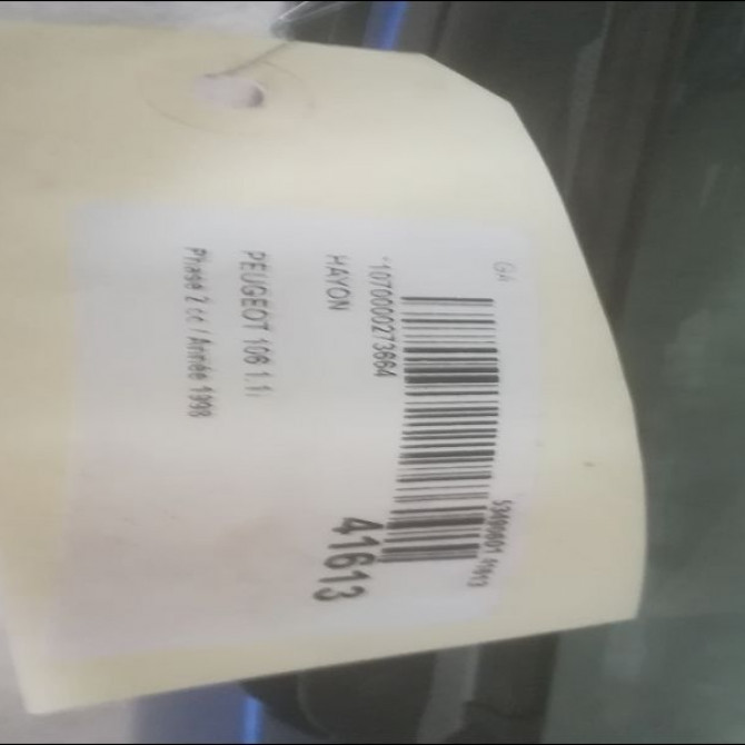 Hayon occasion PEUGEOT 106 Phase 2 04-1996->09-2003 1.1i 8701Q0 2