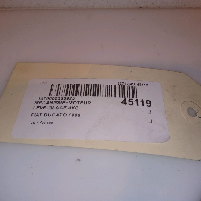 Mecanisme+moteur leve-glace avg occasion DUCATO 1341396080 4