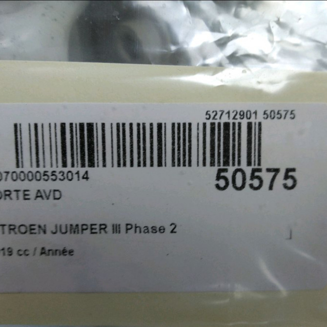 Porte avant droite occasion CITROEN JUMPER III Phase 2 06-2014->... 1682477280 6