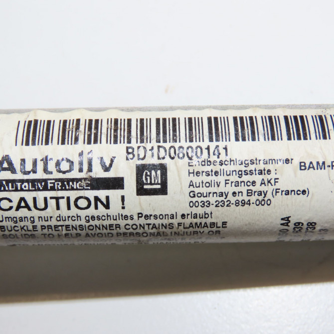 Ceinture avant droite occasion OPEL CORSA IV Phase 2 01-2011->03-2015 1.2 TWINPORT 85ch 13290239 6