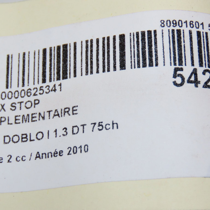 Feux stop supplementaire occasion FIAT DOBLO I Phase 2 01-2006->12-2009 1.3 DT 75ch 46808225 5