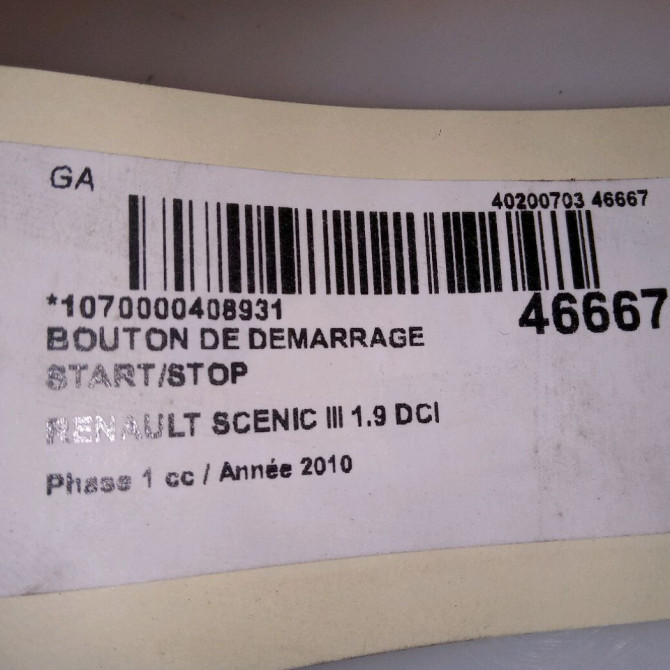 occasion RENAULT SCENIC III Phase 1 04-2009->11-2011 1.9 DCI 130ch 5