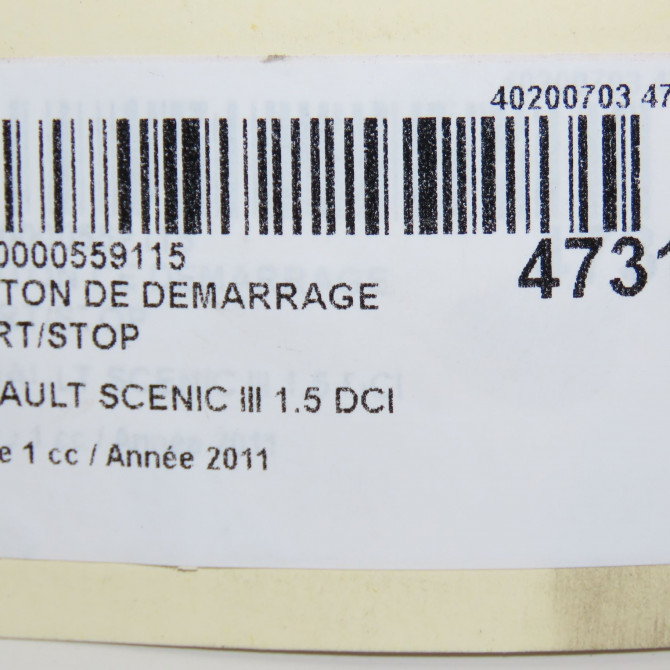 occasion RENAULT SCENIC III Phase 1 04-2009->11-2011 1.5 DCI 110ch 5