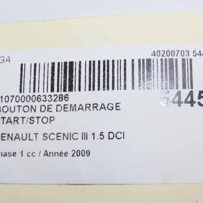 occasion RENAULT SCENIC III Phase 1 04-2009->11-2011 1.5 DCI 105ch 4