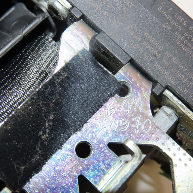 Ceinture arrière droite occasion SKODA SUPERB I Phase 1 06-2002->06-2008 1.9 TDI 130ch 3U5857448HCP 5