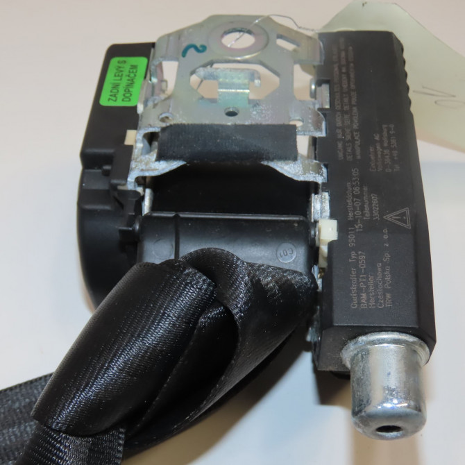 Ceinture arrière gauche occasion SKODA SUPERB I Phase 1 06-2002->06-2008 1.9 TDI 130ch 3U5857447HCP 2