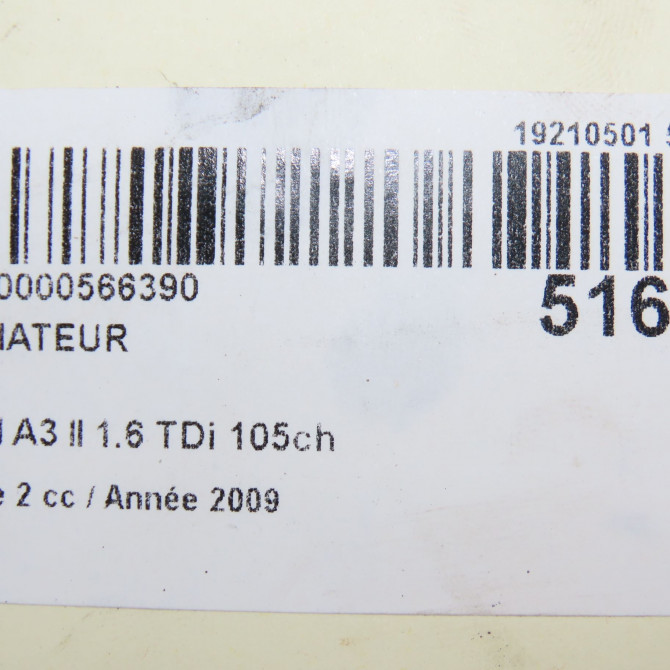 Radiateur occasion AUDI A3 II Phase 2 06-2008->07-2012 1.6 TDi 105ch 1K0121251AB 5